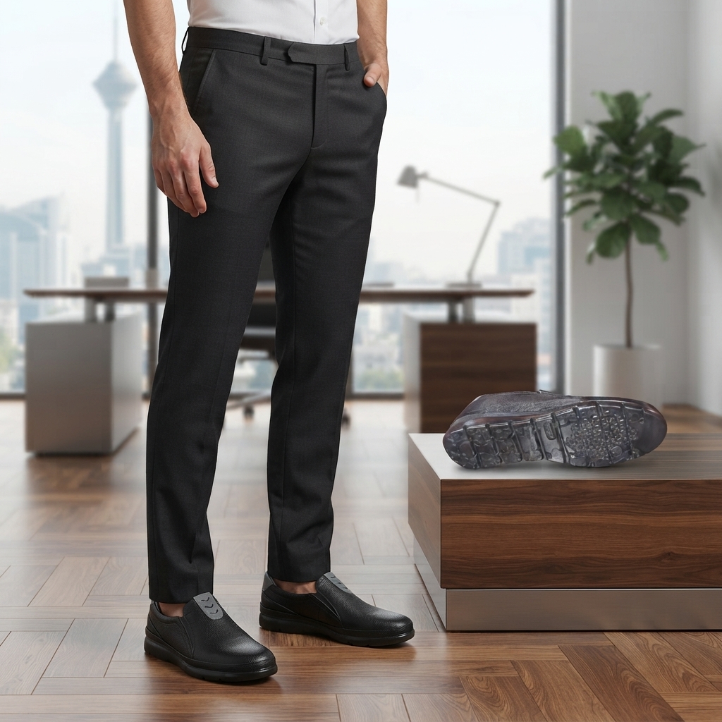 کفش راحتی چرم طبی